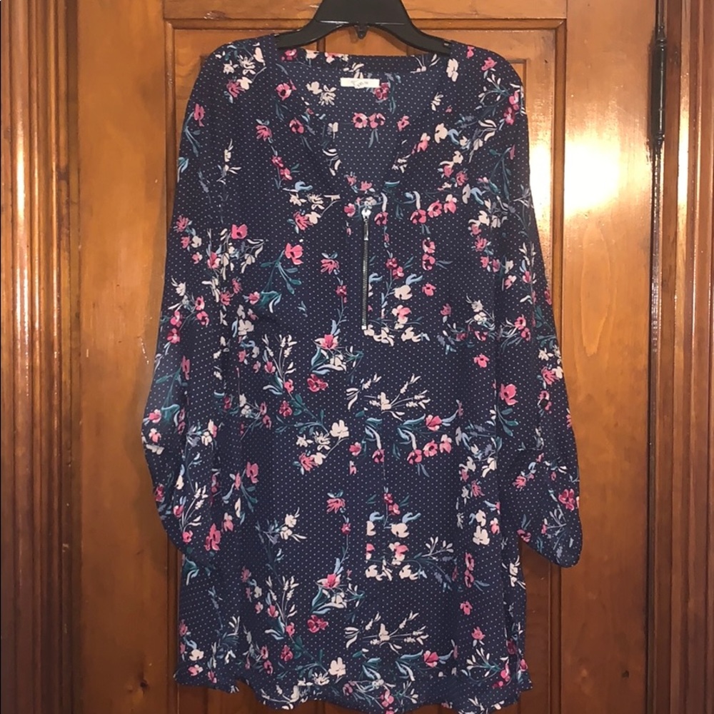 Fun floral blouse